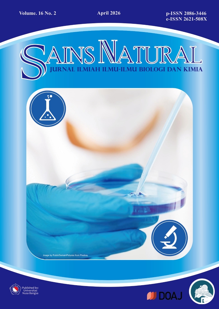 					View Vol. 16 No. 2 (2026): Sains Natural
				